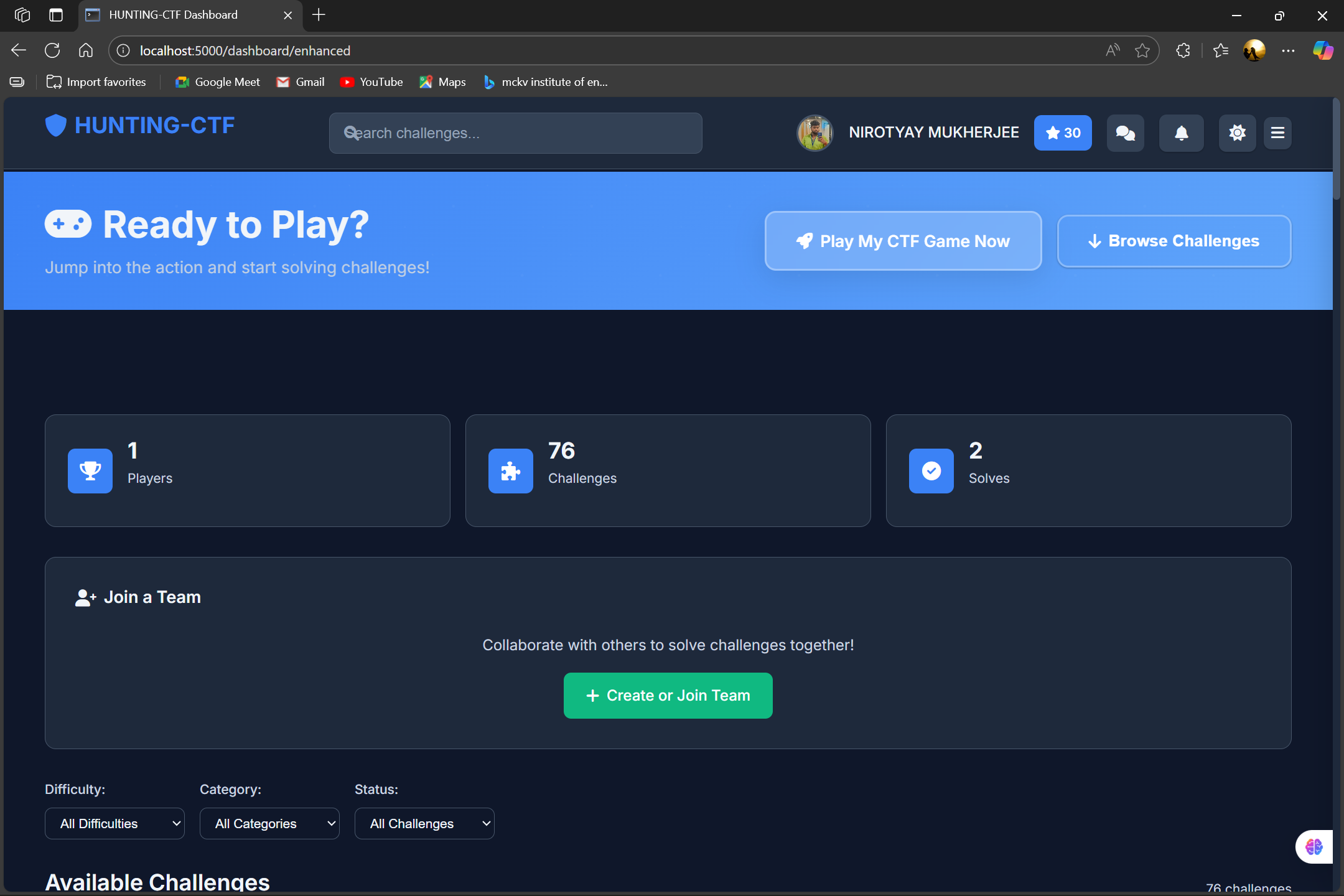 CTF Platform